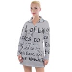 All of Life Come to Me with Ease Joy And Glory 2 Women s Long Sleeve Casual Dress