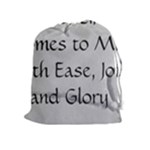 All of Life Come to Me with Ease Joy And Glory 2 Drawstring Pouch (XL)