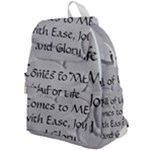 All of Life Come to Me with Ease Joy And Glory 2 Top Flap Backpack