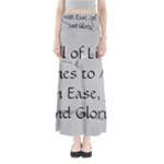 All of Life Come to Me with Ease Joy And Glory 2 Full Length Maxi Skirt