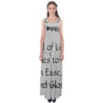 All of Life Come to Me with Ease Joy And Glory 2 Empire Waist Maxi Dress