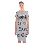 All of Life Come to Me with Ease Joy And Glory 2 Classic Short Sleeve Midi Dress