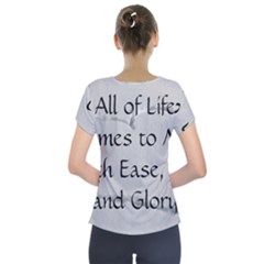 Short Sleeve Front Detail Top 