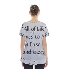 Skirt Hem Sports Top 