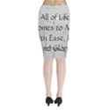 Midi Wrap Pencil Skirt 