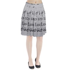 All of Life Come to Me with Ease Joy And Glory 2 Pleated Skirt from ArtsNow.com