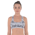 All of Life Come to Me with Ease Joy And Glory 2 Cross Back Sports Bra