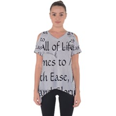 Cut Out Side Drop T-Shirt 