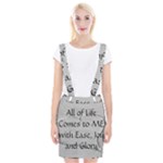 All of Life Come to Me with Ease Joy And Glory 2 Braces Suspender Skirt