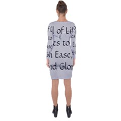 Asymmetric Cut-Out Shift Dress 