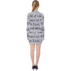 V-neck Bodycon Long Sleeve Dress 
