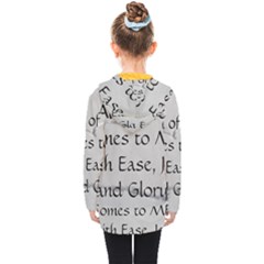 Kids  Double Breasted Button Coat 