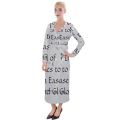 Velvet Maxi Wrap Dress 