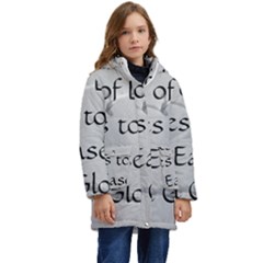 Kids  Hooded Longline Puffer Jacket 