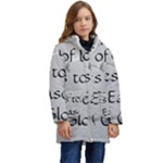 All of Life Come to Me with Ease Joy And Glory 2 Kid s Hooded Longline Puffer Jacket