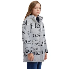 Kids  Hooded Longline Puffer Jacket 