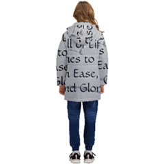 Kids  Hooded Longline Puffer Jacket 