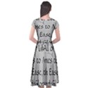 Cap Sleeve Wrap Front Dress 