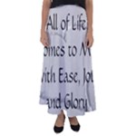 All of Life Come to Me with Ease Joy And Glory 2 Flared Maxi Skirt