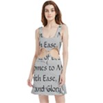All of Life Come to Me with Ease Joy And Glory 2 Velvet Cutout Dress