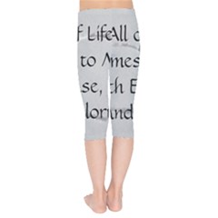 Kids  Capri Leggings  