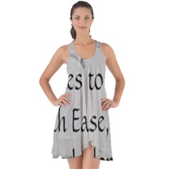 Show Some Back Chiffon Dress 