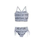All of Life Come to Me with Ease Joy And Glory 2 Girls  Tankini Swimsuit