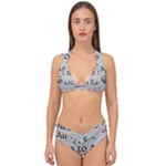 All of Life Come to Me with Ease Joy And Glory 2 Double Strap Halter Bikini Set