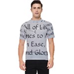 All of Life Come to Me with Ease Joy And Glory 2 Men s Short Sleeve Rash Guard