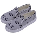 All of Life Come to Me with Ease Joy And Glory 2 Kids  Canvas Slip Ons