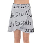 All of Life Come to Me with Ease Joy And Glory 2 Wrap Front Skirt