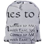 All of Life Come to Me with Ease Joy And Glory 2 Giant Full Print Backpack