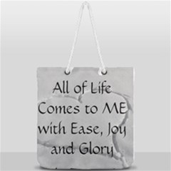 Full Print Rope Handle Tote (Large) 