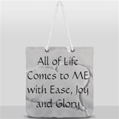 Full Print Rope Handle Tote (Large) 