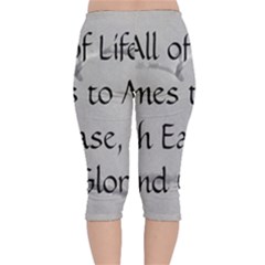 Velvet Capri Leggings  