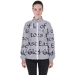 All of Life Come to Me with Ease Joy And Glory 2 Women s High Neck Windbreaker