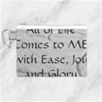 All of Life Come to Me with Ease Joy And Glory 2 Canvas Cosmetic Bag (Medium)