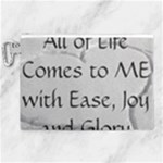 All of Life Come to Me with Ease Joy And Glory 2 Canvas Cosmetic Bag (XL)