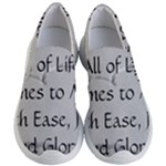 All of Life Come to Me with Ease Joy And Glory 2 Women s Lightweight Slip Ons