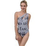 All of Life Come to Me with Ease Joy And Glory 2 To One Side Swimsuit