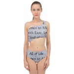 All of Life Come to Me with Ease Joy And Glory 2 Spliced Up Two Piece Swimsuit