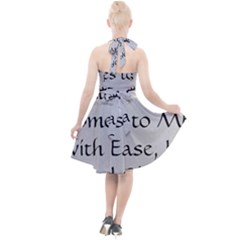Halter Party Swing Dress  