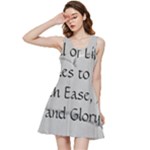 All of Life Come to Me with Ease Joy And Glory 2 Inside Out Racerback Dress