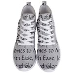 All of Life Come to Me with Ease Joy And Glory 2 Men s Lightweight High Top Sneakers