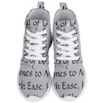All of Life Come to Me with Ease Joy And Glory 2 Women s Lightweight High Top Sneakers