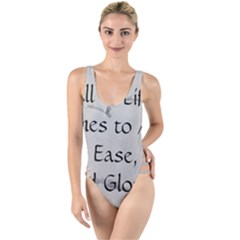 High Leg Strappy Swimsuit 