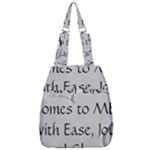 All of Life Come to Me with Ease Joy And Glory 2 Center Zip Backpack