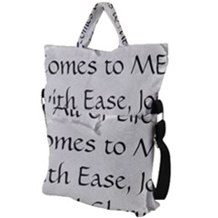 Fold Over Handle Tote Bag 