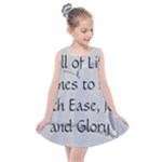 All of Life Come to Me with Ease Joy And Glory 2 Kids  Summer Dress