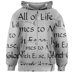 Kids  Zipper Hoodie Without Drawstring 